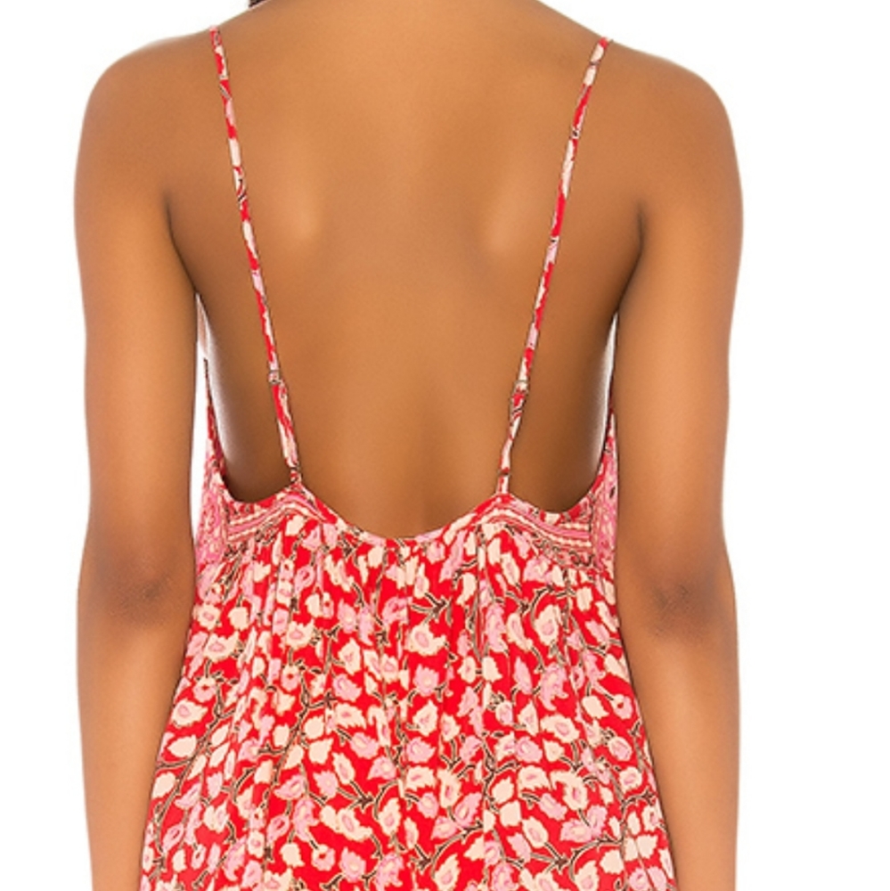 New spell x revolve delirium jumpsuit red coral S - Picture 2 of 14